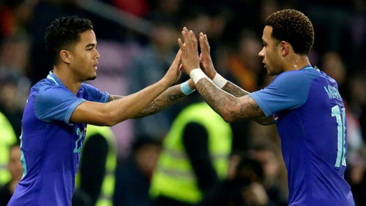I felt jitters in my stomach - Justin Kluivert thrilled with Netherlands debut