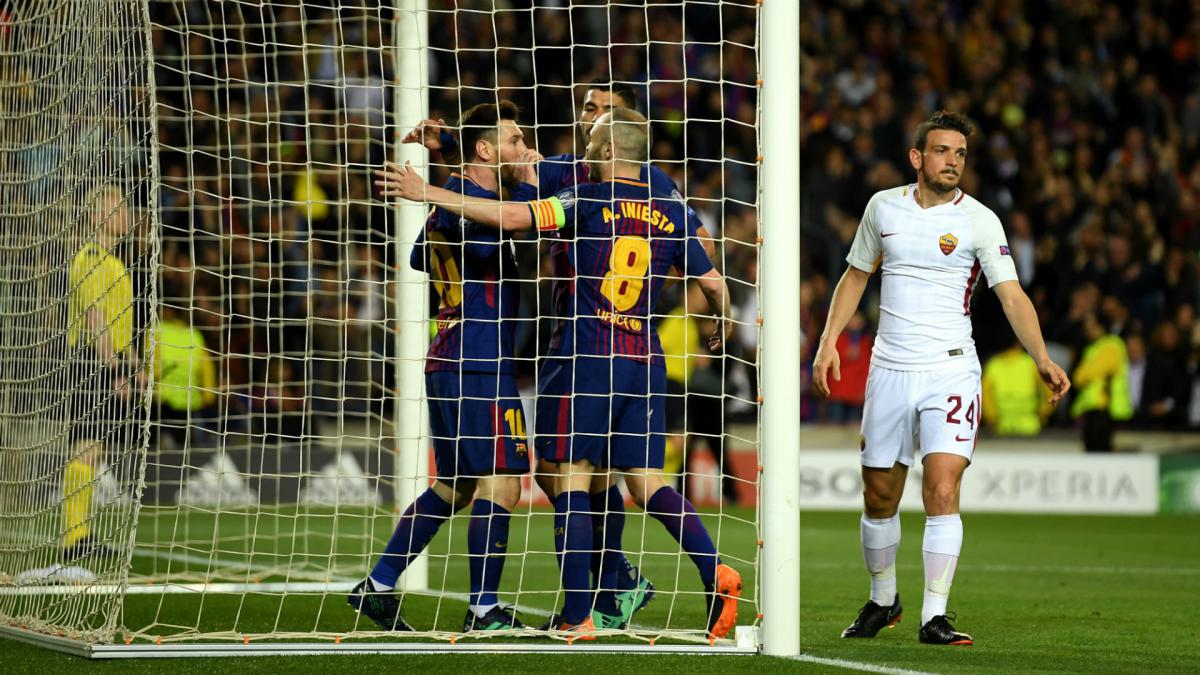 UEFA charges Barcelona with 'throwing of objects' in Champions League clash