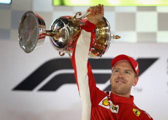 Vettel holds on to win again in Bahrain with Alonso in seventh