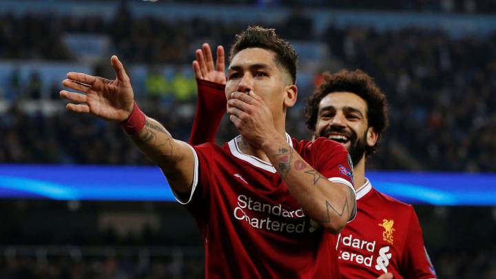 Salah and Firmino break Liverpool European goals record