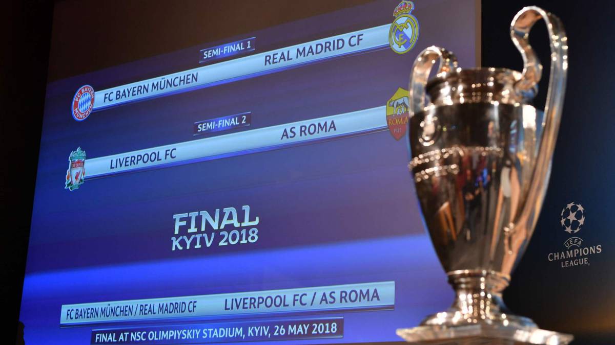 Uefa Champions Europa League Semi Final Draws As They Happened As Com