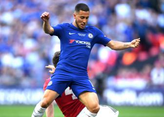 Hazard shies away from future talk after Chelsea's FA Cup win