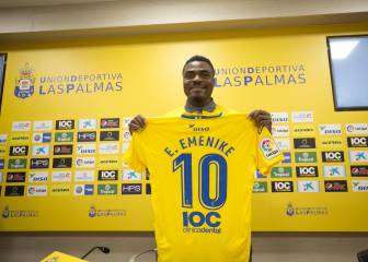 Emenike quits Las Palmas without playing a single minute