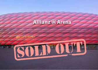 Bayern Munich confirm that all 18/19 home games are sold out