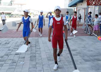 North Korean cross border for joint Asian Games training