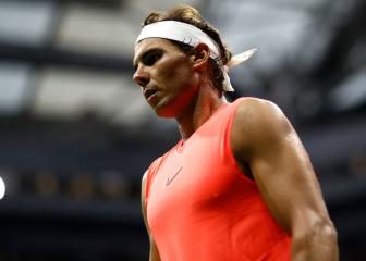 Rafa Nadal tight-lipped over knee injury scare