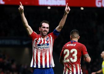 Simeone wanted me up front, reveals injured hero Godin