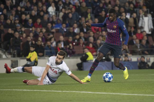 Dembele Stunner Against Spurs Pleases Barca Boss Valverde As Com