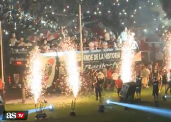 River Plate celebrate Copa Libertadores win in Buenos Aires