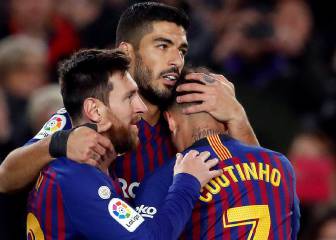Suárez and Messi on target in routine stroll over Eibar