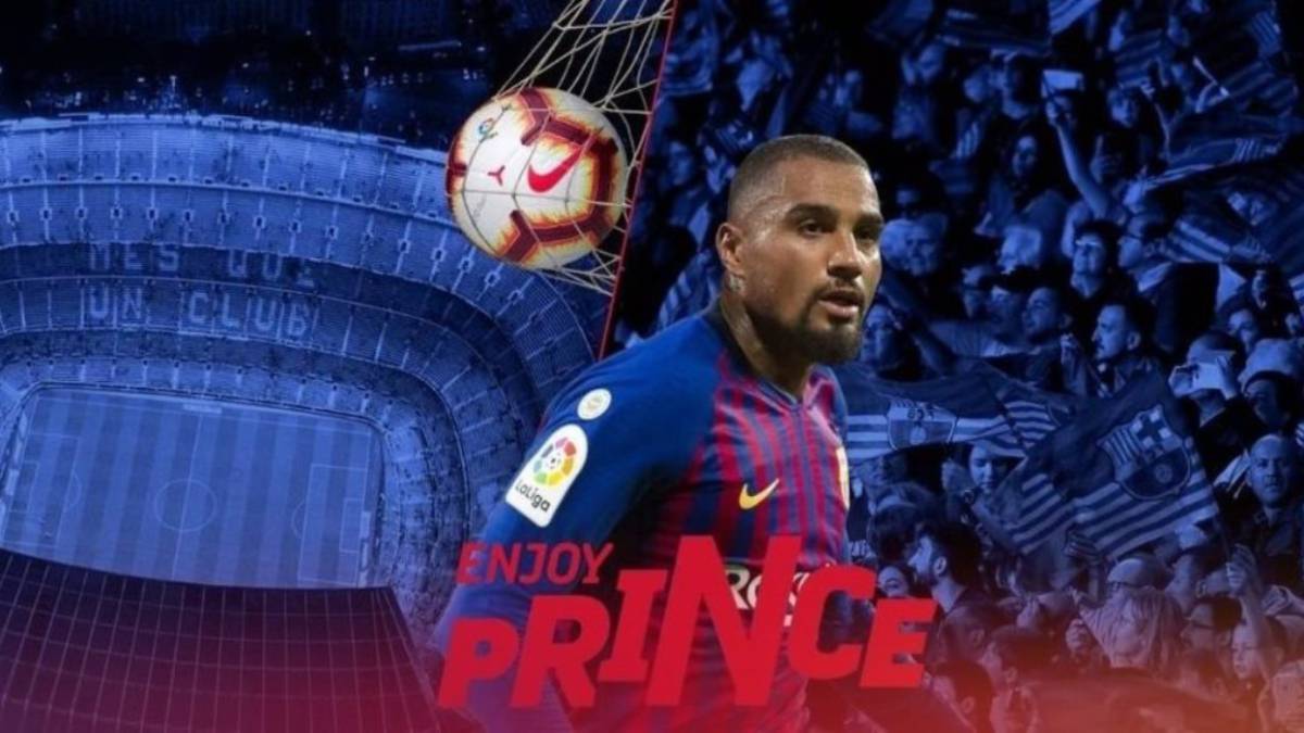 Barcelona Official Barca Sign Kevin Prince Boateng On Loan From Sassuolo As Com