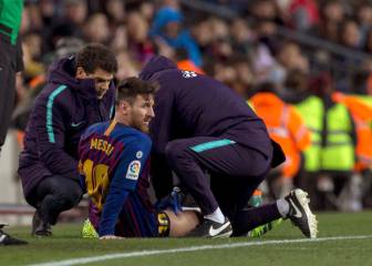 Messi likely available for the Clásico despite knock