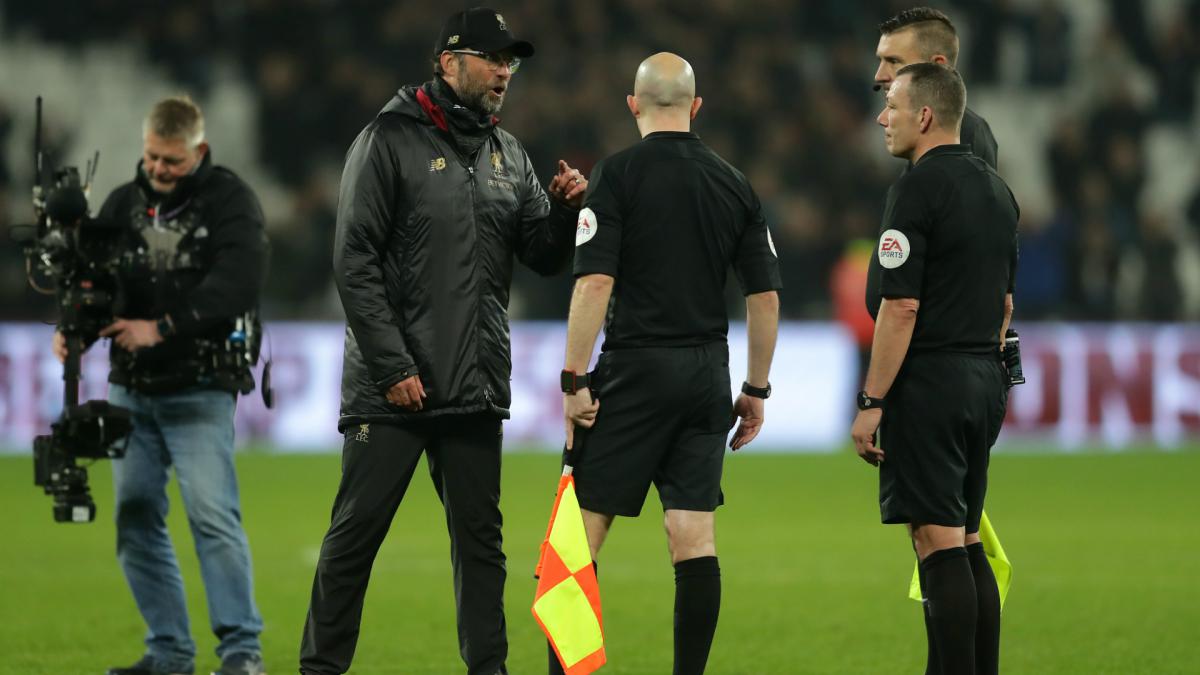 Klopp asked to explain referee comments after West Ham draw