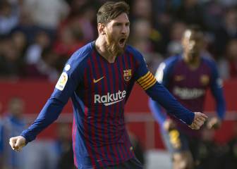 Magic Messi leads Barcelona to victory in Seville