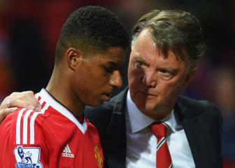 Rashford and Martial thank Van Gaal on his retirement