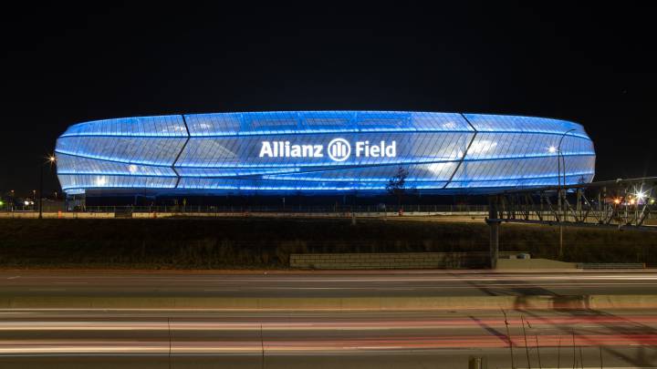 Panoramic of Allianz Field new home of Minnesota United