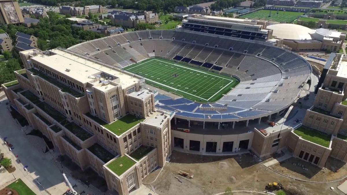 Notre Dame Stadium To Host The First Soccer Match In Its History AS