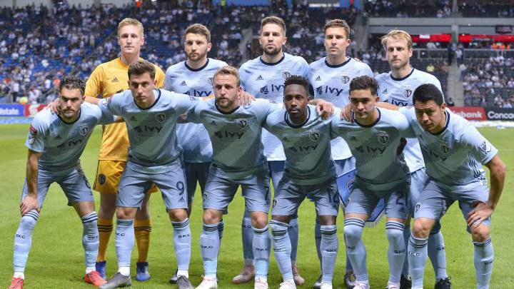 Sporting Kansas City lineup for the game against Monterrey