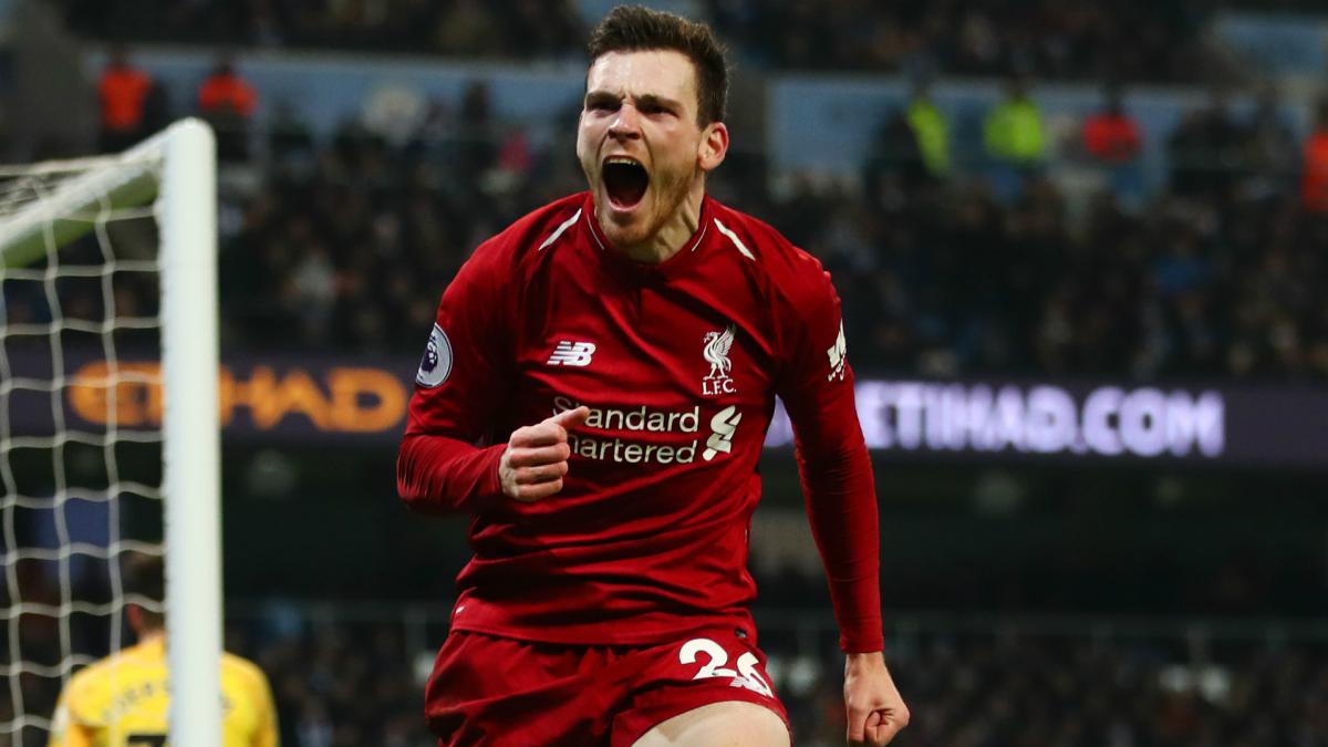 Liverpool here to stay – Robertson warns Man City