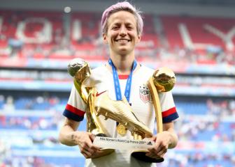 Rapinoe wins Golden Boot and Golden Ball at Women's World Cup