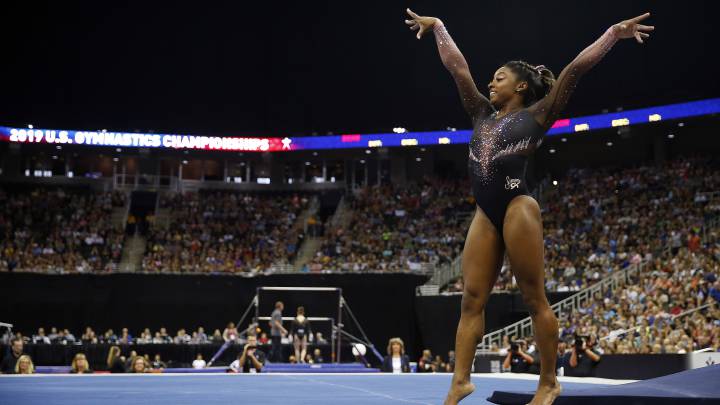 Simone Biles Lands An Insane Triple Double At Usa Nationals