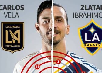 Carlos Vela vs Zlatan Ibrahimovic in Los Angeles derbi