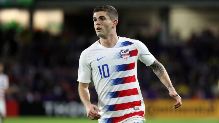 pulisic usa jersey 2019