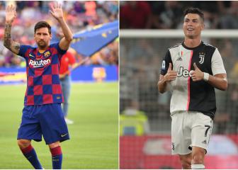 Who joins Messi and Ronaldo in the FIFA 20's top 10 players list?