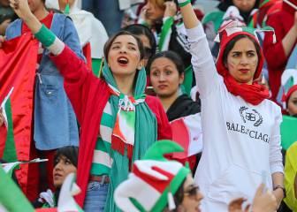 Historic day for female football fans in Iran