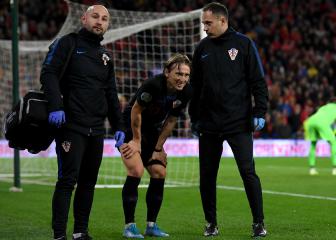 Real Madrid confirm muscle bruising for injured Modric