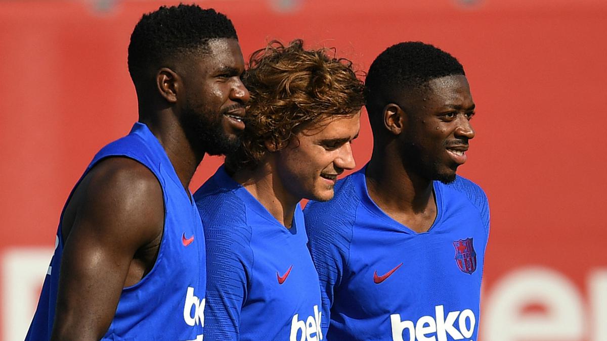 Umtiti back, Dembele included in Barcelona squad to face Sparta Prague