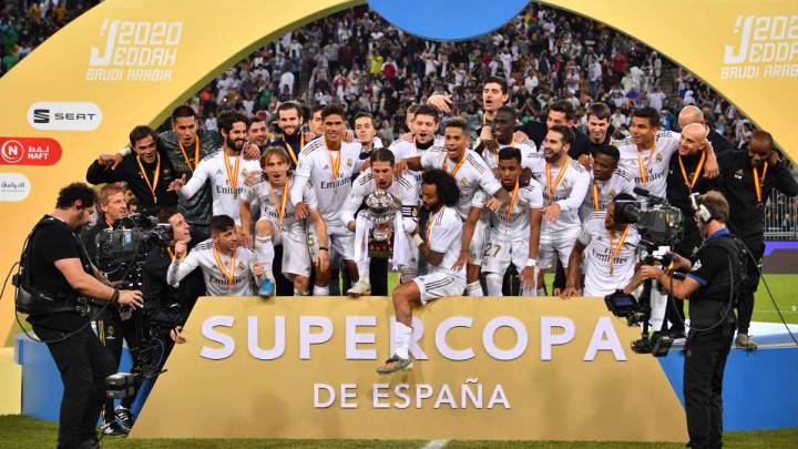 Real Madrid beat Atlético Madrid on penalties to seal Super Cup