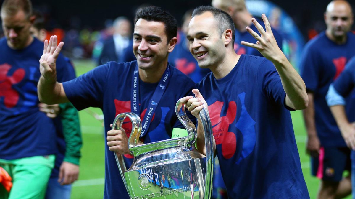 Iniesta likes the idea of teaming up with Xavi at Barcelona - AS.com