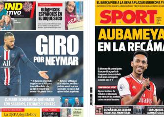 Barcelona targets Neymar & Auba' dominate Catalan dailies