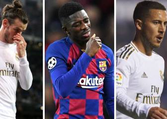 Injuries see Hazard, Dembélé, and Bale's market value tumble