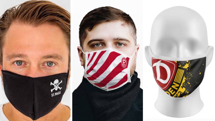 Euro football clubs launch branded non-surgical face masks