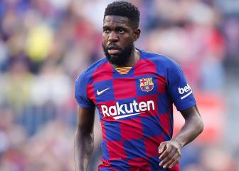 Umtiti injured in second session of Barcelona training return
