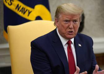 Trump halts press briefing after exchange with reporter