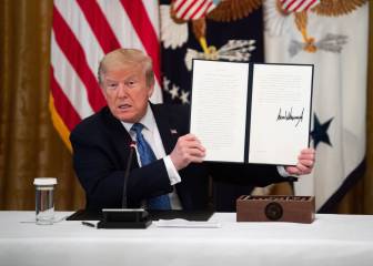 Was the HEROES act passed and signed by Trump?