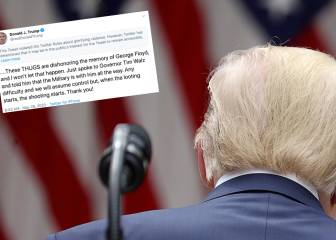 Where does Trump's 'when the looting starts...' quote come from?