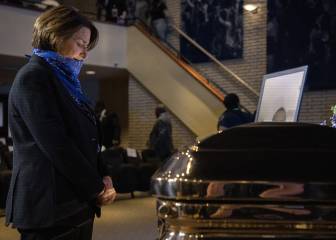 Hundreds gather to mourn George Floyd