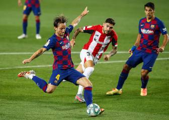 Rakitic rescues Barcelona against resolute Athletic