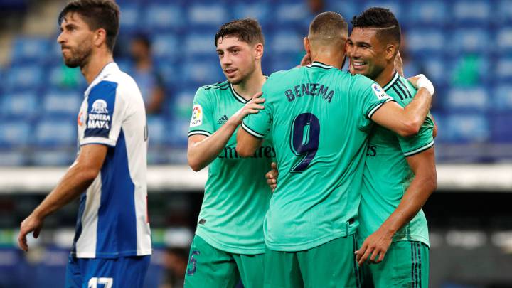 Real Madrid beat Espanyol to go two points clear at top of LaLiga