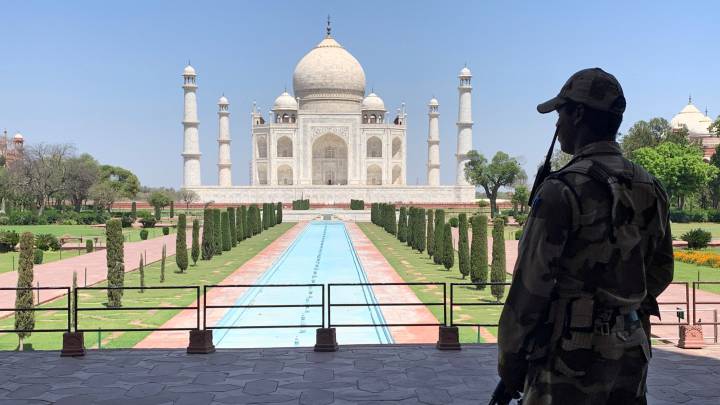 Coronavirus: Taj Mahal reopens under new restrictions