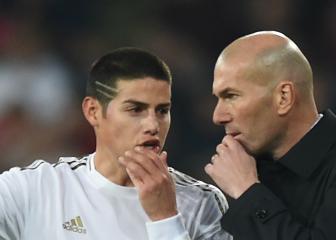 James gets birthday love from Zidane but remains out in the cold