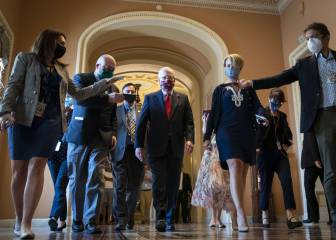 Senate leaders return to table for stimulus package talks