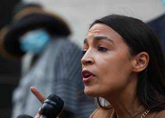 What did Ocasio-Cortez say about Sanders and Biden at DNC?