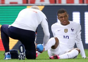 Mbappé says ankle 'hurts a bit' after blow in France win