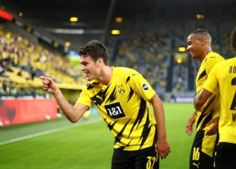 Gio Reyna scores first goal of the season for Dortmund