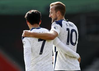 Four-goal Son thanks Kane after Spurs win big at Southampton